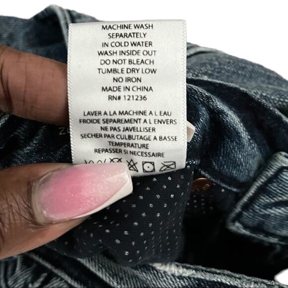 Cult of Individuality Womens Zen Mid-Rise Skinny Jeans 26 Hemm Two-Toned Casual - Picture 6 of 9